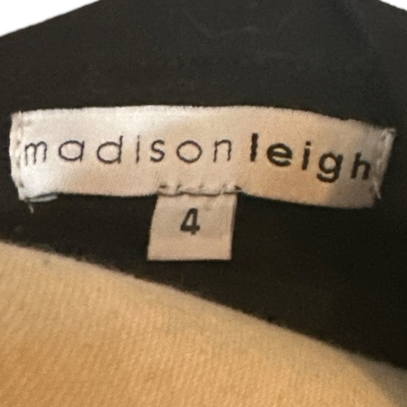 Madison Leigh Black Sleeveless Studded Metal A Line Above the Knee Dress Size 4 - Picture 11 of 14